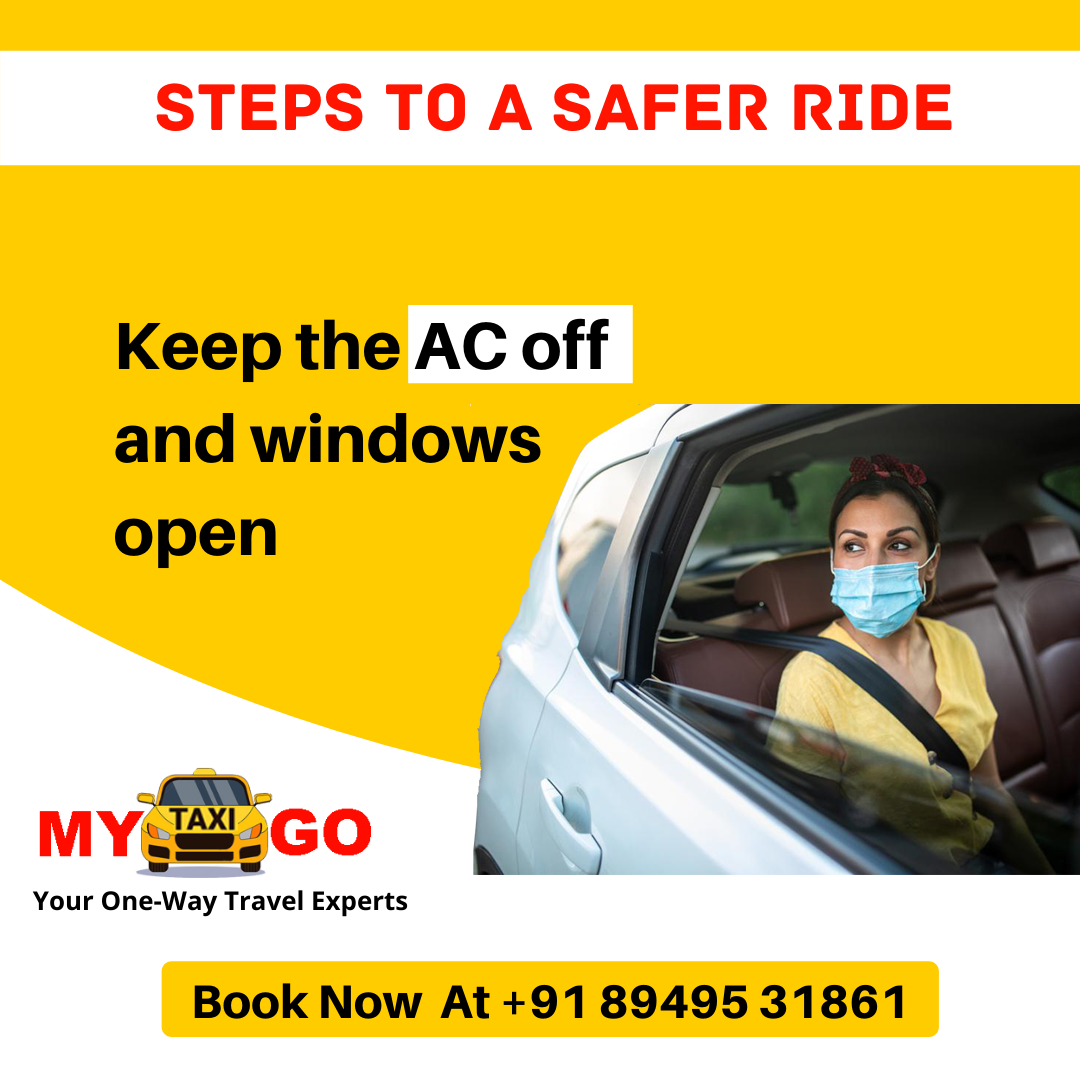 keep ac off and windows open at mytaxigo